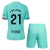 Maglia ufficiale Barcellona F. DE Jong 21 Alternativa 2023-24 per Bambino